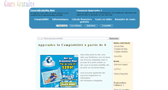 Desktop Screenshot of cours-de-comptabilite.coursgratuits.net